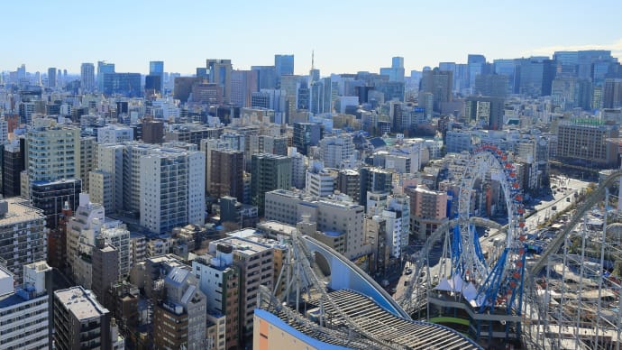 総武線と後楽園遊園地