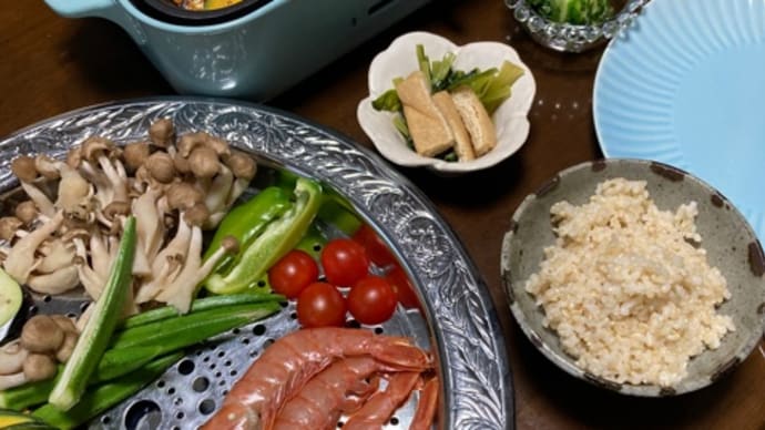 ブルーノコンパクトホットプレートで鉄板焼き