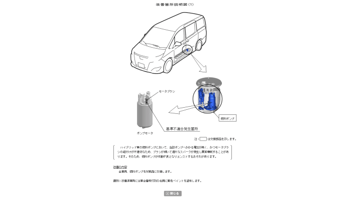 30系ヴェルファイアハイブリッド前期型? リコール