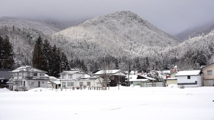 中綱湖 里山の雪景色を楽しむ Ⅱ