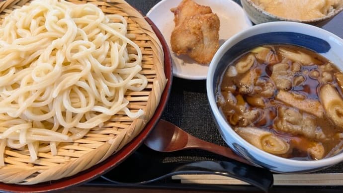 『みらんくんと2人で肉汁うどんまえはらへ···』