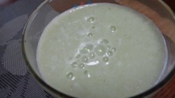 今年最後の「ゴーヤージュース」をいただく!!・・・いわき