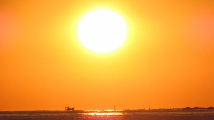 夕日