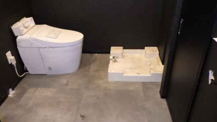 脱毛サロンの解体 原状回復工事 ビフォーアフター 8 防水パン+トイレ便器撤去