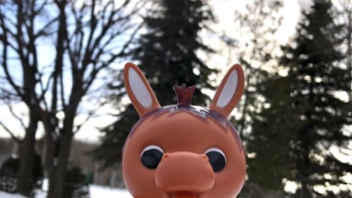 ロバくんと森林公園散歩で深呼吸2
