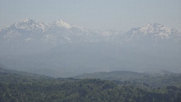 鋸山ウォーク 2024/04/28 ②越後三山や守門岳