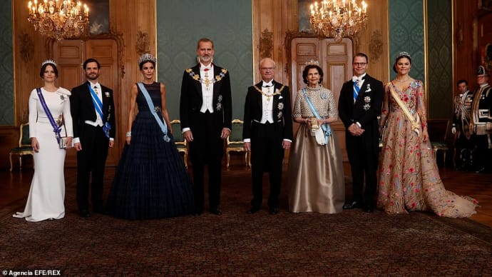 スペイン国王御夫妻スウェーデン訪問