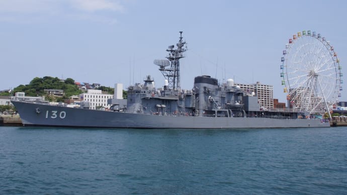 海上自衛隊護衛艦「まつゆき」DD-130 下関停泊姿 最後のはつゆき型護衛艦