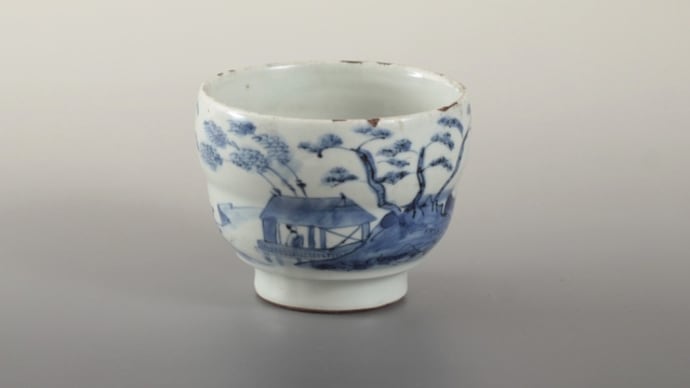染付茶碗