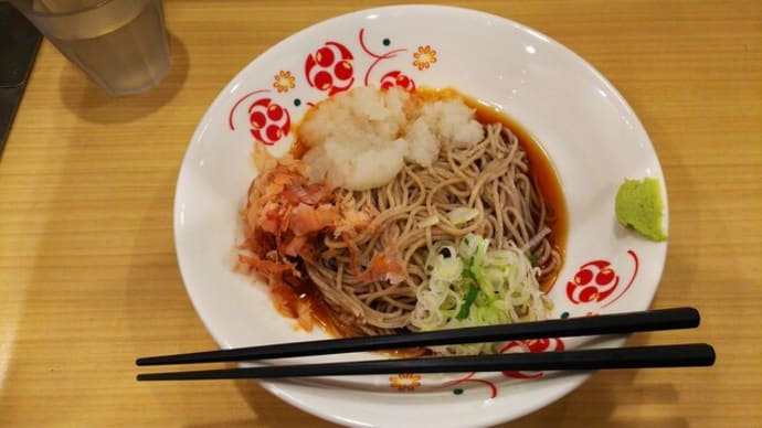 今週の蕎麦