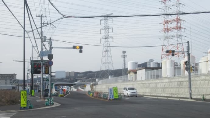  尼崎宝塚線・宝塚IC付近の2024/3/11時点の工事状況