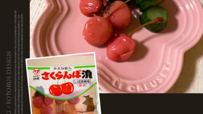 【ご当地グルメ・山形】🍒王国の『さくらんぼ漬』と『さくらんぼのお酒』は見た目も可愛い💛