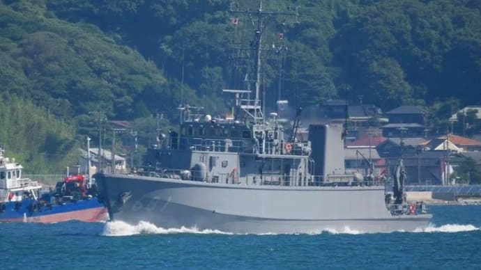 海上自衛隊の すがしま型掃海艇すがしま除籍(退役)