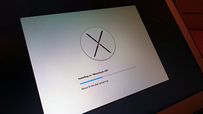 OS X 10.10 Yosemiteを再インストールしてスッキリ