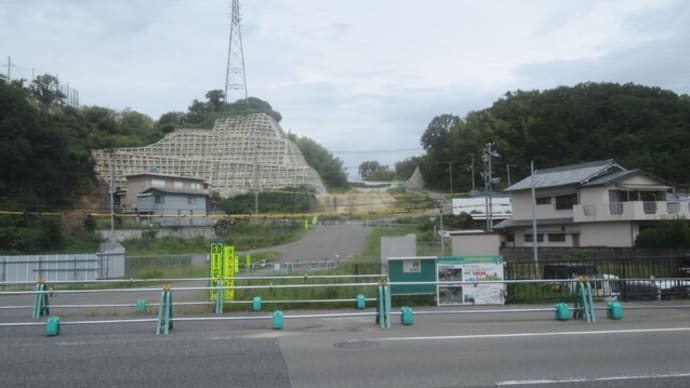 国道28号洲本バイパス未開通区間の2024/10時点の状況(その3)