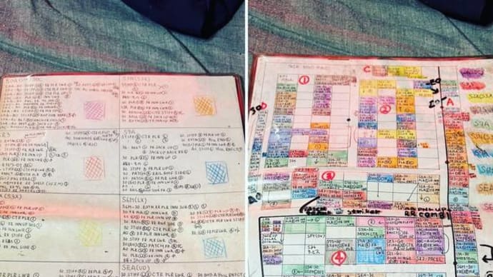 [『昔、仕事で使っていた紙ベースが見つかった』の巻、ニンニン！(おまけ話:中国人研修生)]