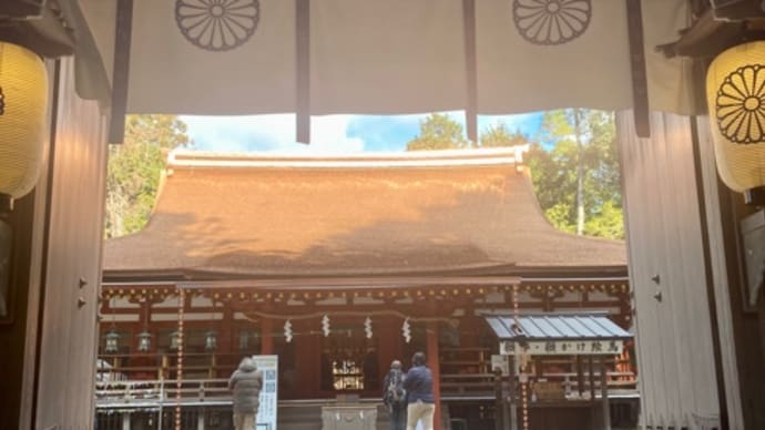 石上神宮で新しい「玉のを」
