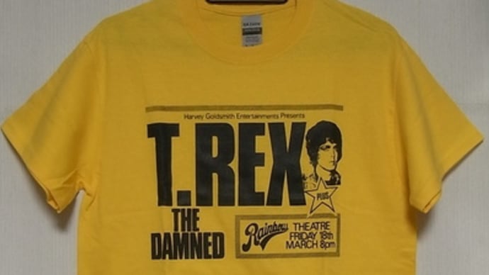 ROCK Tシャツ:T.REX★THE DAMNED
