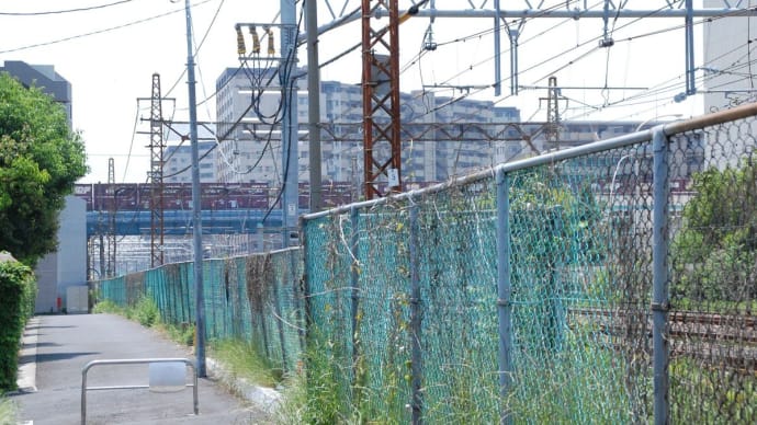 東海道線脇より、、南武支線橋梁を撮る【川崎駅~鶴見駅:東海道線】 2013.6.22 過去帳より
