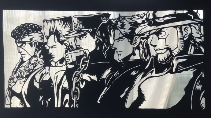 大好きなアニメの切り絵