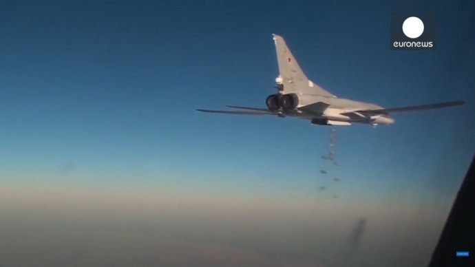 ロシア空軍がアレッポのDS裏社会テロリストを絨毯爆撃。