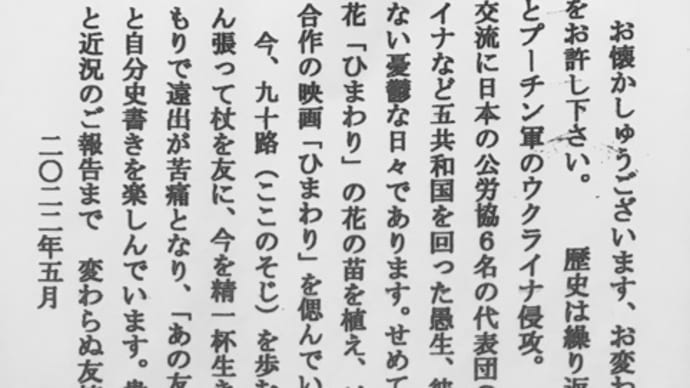 ひまわりに思いを馳せて〈英訳付〉
