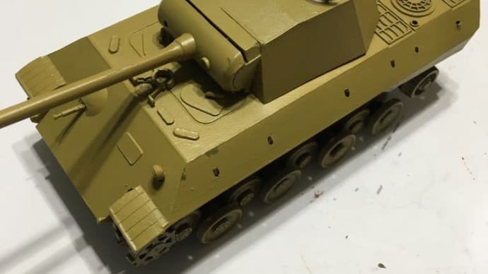 リモコン戦車で遊ぶ　ミニチュアゲーム