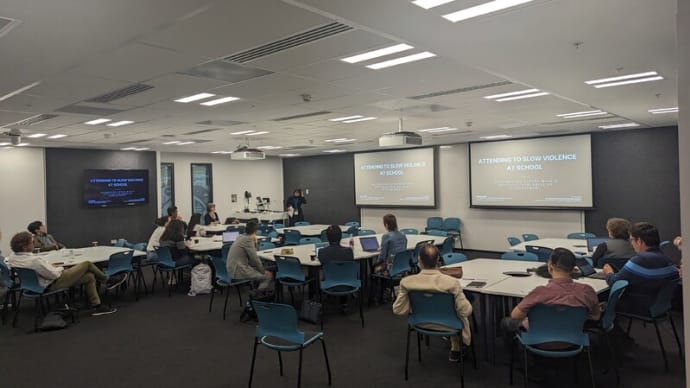 Our presentation was over!! -世界の教育学に挑む?!