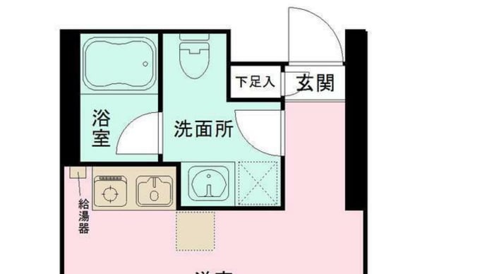 Stella(ステラ池上@1R洋室9帖角部屋23.75㎡ 東急池上線池上駅近の東京都大田区池上6丁目 オートロック宅配BOX付バストイレ別独立洗面台付人気賃貸マンション