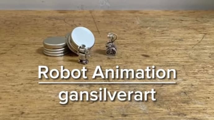 Robot Animation『転がるキャップ』