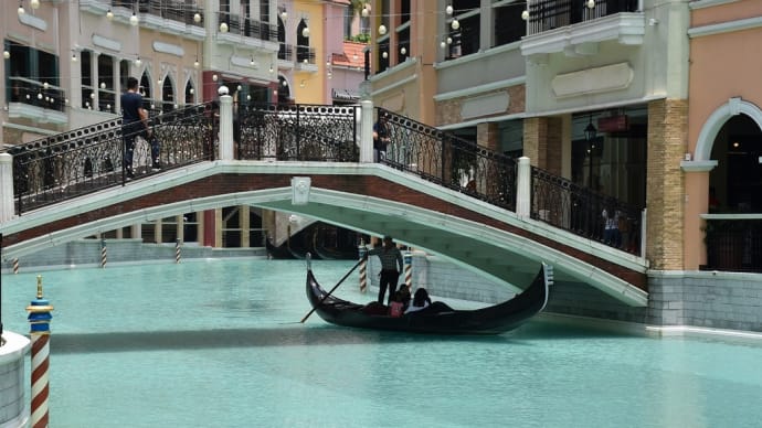 2019年夏休み フィリピン旅行・マニラ旅行(8日目-6)ベニス・グランド・キャナル・モール:Venice Grand Canal Mall #5