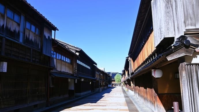 「ひがし茶屋街」のヒロイン染乃 ~金沢チャリ逍遥 ①