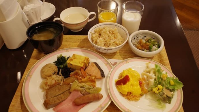 旅先の朝食