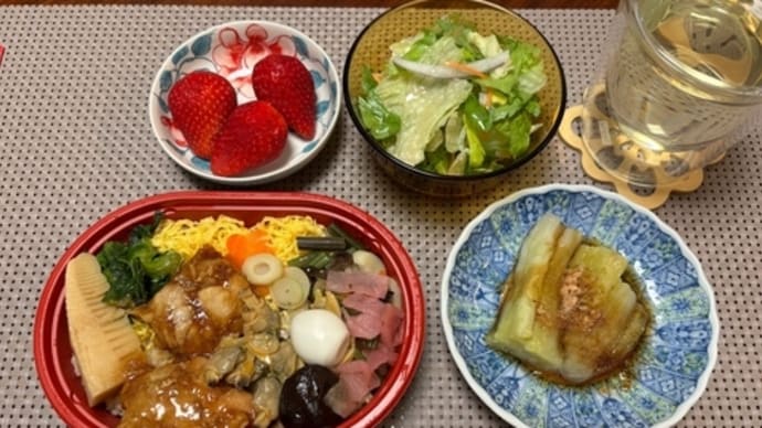あさり時雨煮と鶏照焼き春の行楽弁当@成城石井