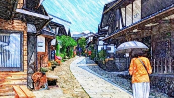 木曾路 馬籠宿
