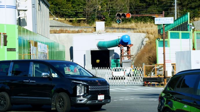 第二伊勢道路延長工事中