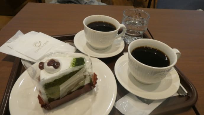 カフェ・ド・クリエ　神戸ハーバーランド店でのお茶タイム　on　2023-3-20