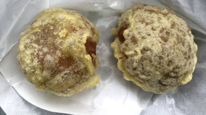 道の駅しもごうで「天ぷらまんじゅう」を買う