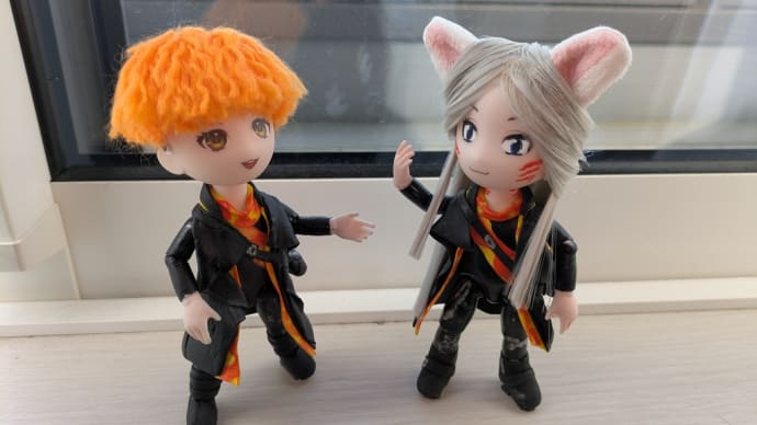 セリアドールでブンブンジャーのゲンバードさんを作成してみた!