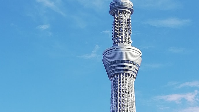 秋のある日のスカイツリー