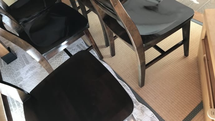 家のワックス掛けをしました。