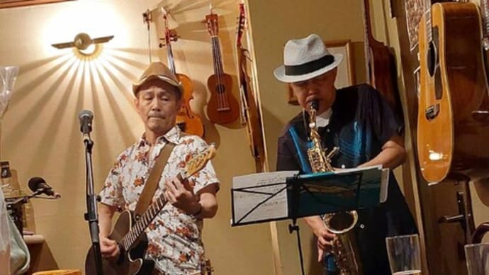 岡本主任とToshiさんツ―マンライブ観覧