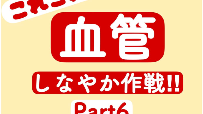 血管　しなやか作戦⑥骨と筋肉から出るホルモン