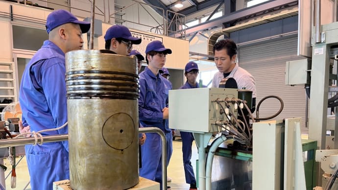 機関実習と「実習船わかたか」乗船実習
