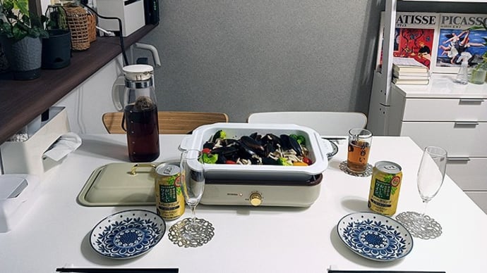 4月9日 具沢山アクアパッツァ飲酒。