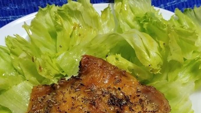 【08/10晩御飯】有田鶏ハーブ焼、久々にトースタで焼いたんだね:D