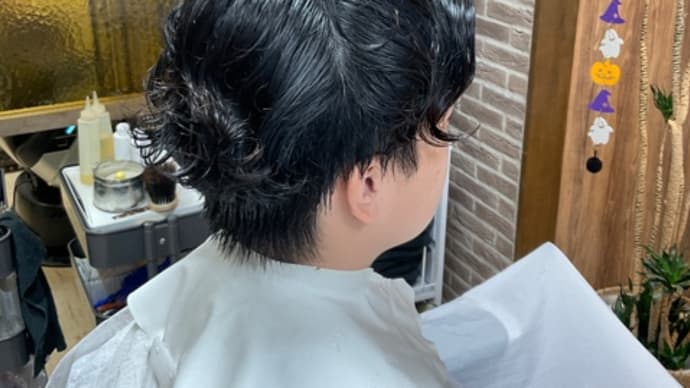 大巻きプードルパーマ