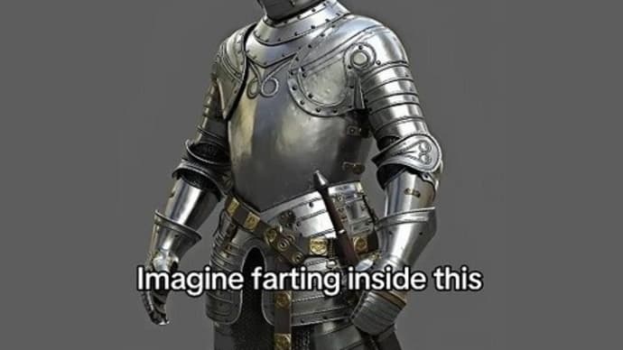 Oh Boy. Farting In Your Armor Would Be Something Else. 😀😃😄😁😆😅😂🤣♞♘🏰⚔️🛡️⛽💨🤢