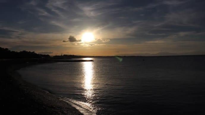伊勢志摩（１６）二見浜・夕陽