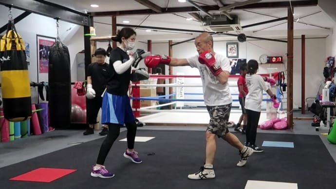 あしたのジャッキー(子供たちと練習編) boxing training with kids